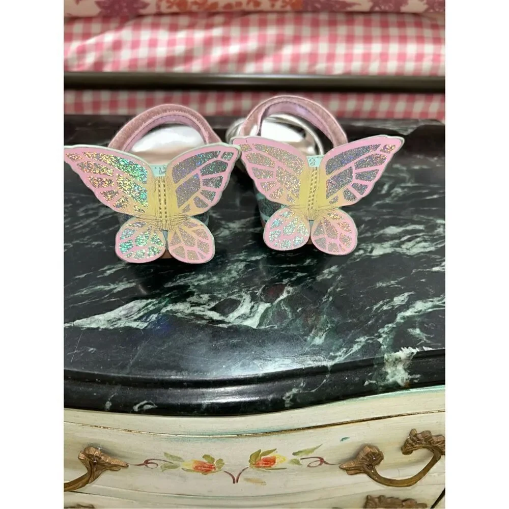 Sophia Webster mini butterfly toddler shoes sz 24 /7